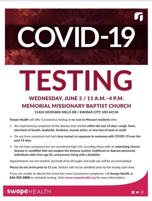 Come get Tested!!!