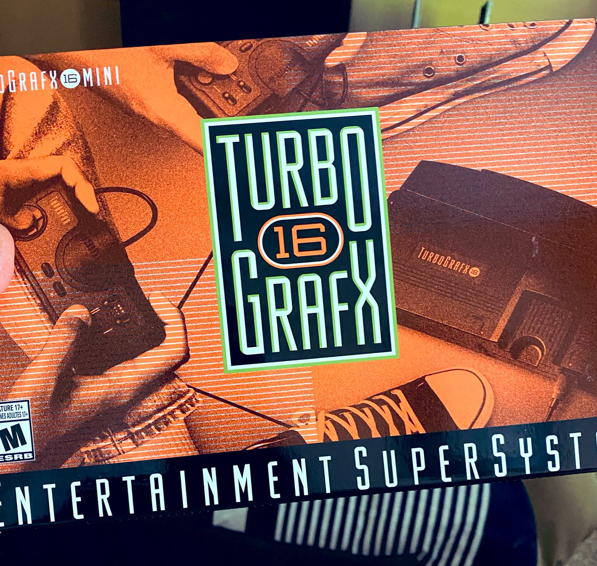 CardiacDrop's tweet photo. Turbocharged... 💫 #TurboGrafxMini #TurboGrafx16 https://t.co/2iNC36JyxW