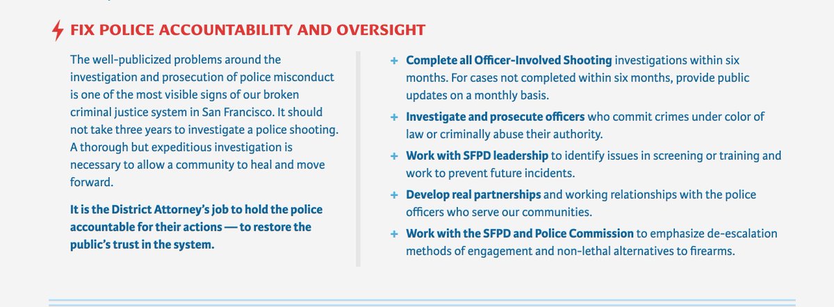 .<a href="/shaunking/">Shaun King</a> <a href="/dana_dru/">Dana Dru</a> You are lying about a qualified woman of color. Nancy has prosecuted police officers sfchronicle.com/bayarea/articl… and continues to support the Obama DOJ recommendations for SFPD, just like she did when she was running for DA - screenshot from her website.