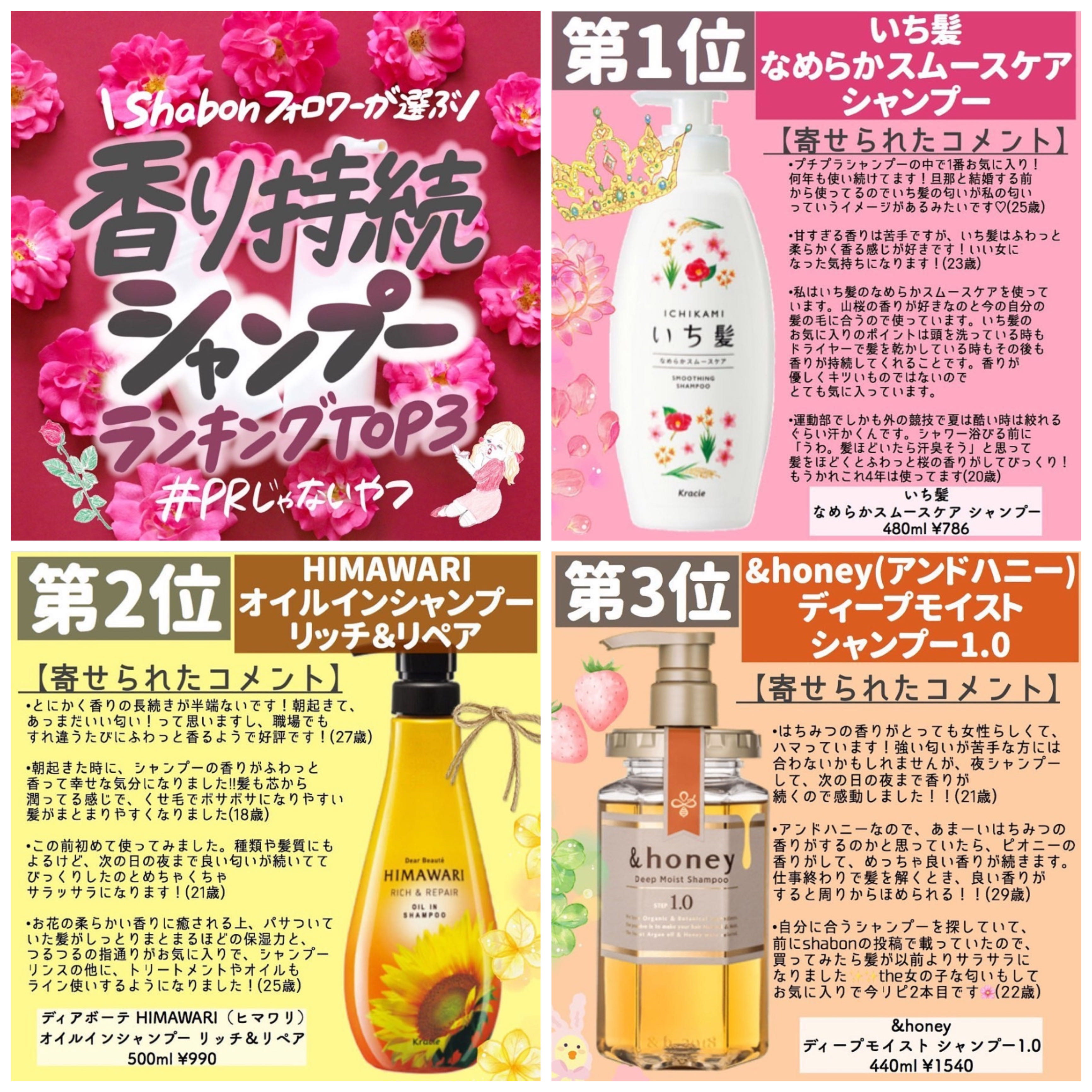 تويتر Shabon 公式 على تويتر あ なんかいい香りがする 髪をほどいたときに言われたら嬉しくないですか そんな いい 香りが続くシャンプー のおすすめをフォロワーさまにお聞きしてランキングにしました みなさんはどんな香りのシャンプーがお気に入り