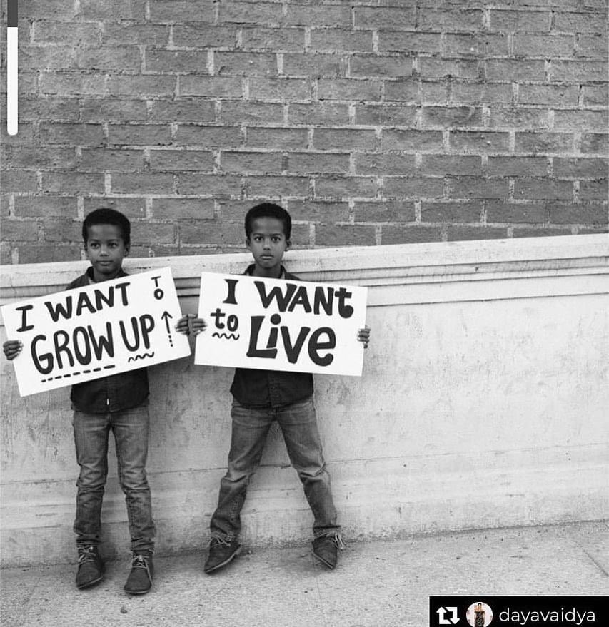 These two are my grandnephews. Until this country comes to terms with its original sin of slavery and truly atones for it, words of its founding documents will remain hollow. I am deeply pained. Righteous anger has to lead to fundamental transformation.