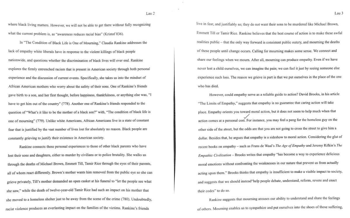 limiiin's tweet photo. In light of George Floyd, I would like to share an essay titled "Black Lives Matter.", which was written during my freshman year in college. https://t.co/4lhI11wvKm