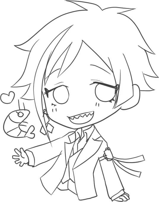 おめめが納得いってないので描きなおしてたけど飽きたのとこれでもないとゆう気持ちが…ぐぬぅ 