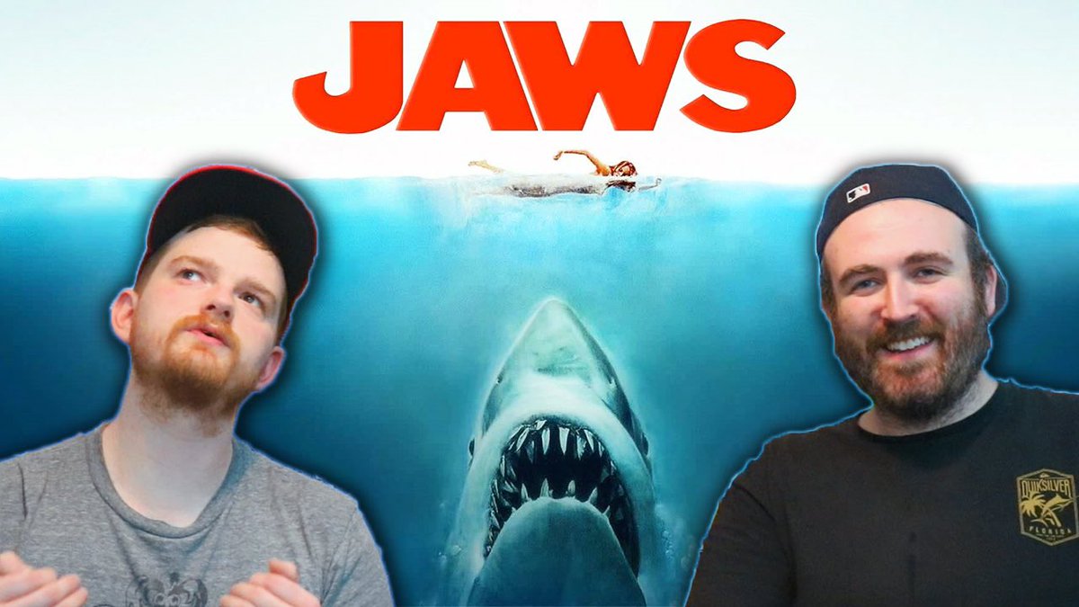 slackermedia's tweet photo. NEW VIDEO: With the upcoming 45th anniversary and 4K Blu-ray release, we thought it was only right to talk about one of Spielberg’s masterpieces, JAWS! Follow the link in the bio for the full video.

WATCH: https://t.co/lXlolKeCXe https://t.co/1MD26zV0TP
