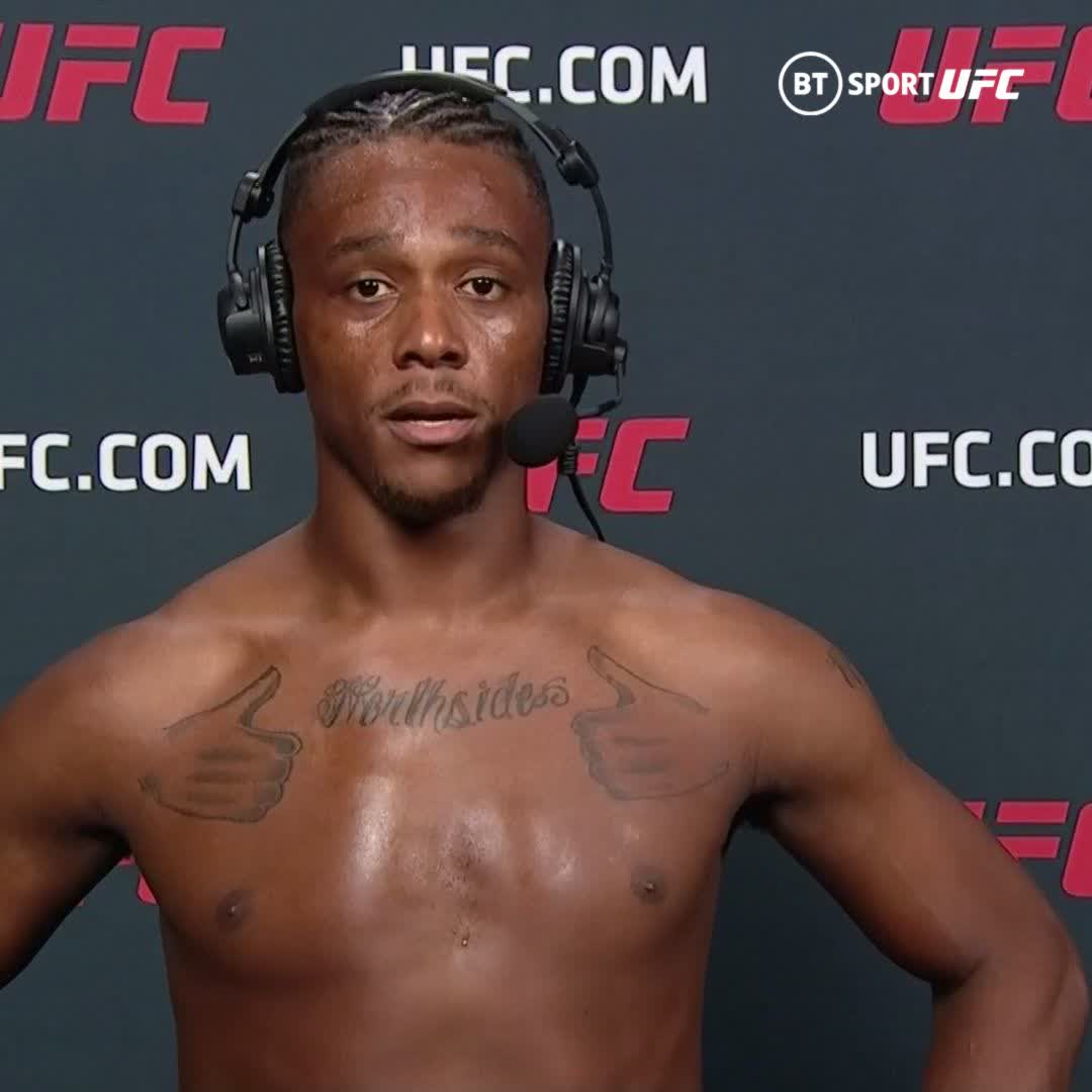 X \ UFC on TNT Sports على X: ""Jamahal Hill is fire!" You know you've made an impact when @halleberry is texting @danawhite about your performance. Take it in @JamahalH! #UFCVegas