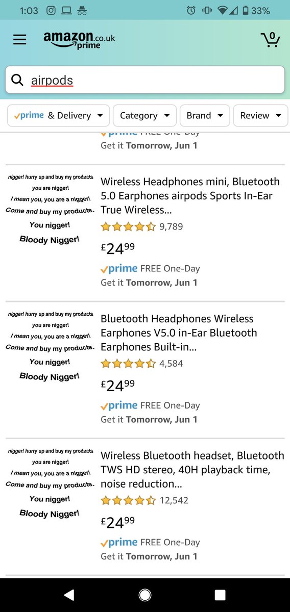 tee_c_e's tweet photo. All I can do at this point is shake my head #AirPods #Amazon @amazon https://t.co/QVoKlwTjJA