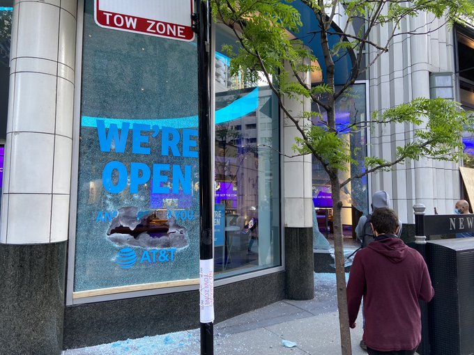 George Floyd protests: Nike, Louis Vuitton, Macy’s, Adidas stores vandalised and looted by ...