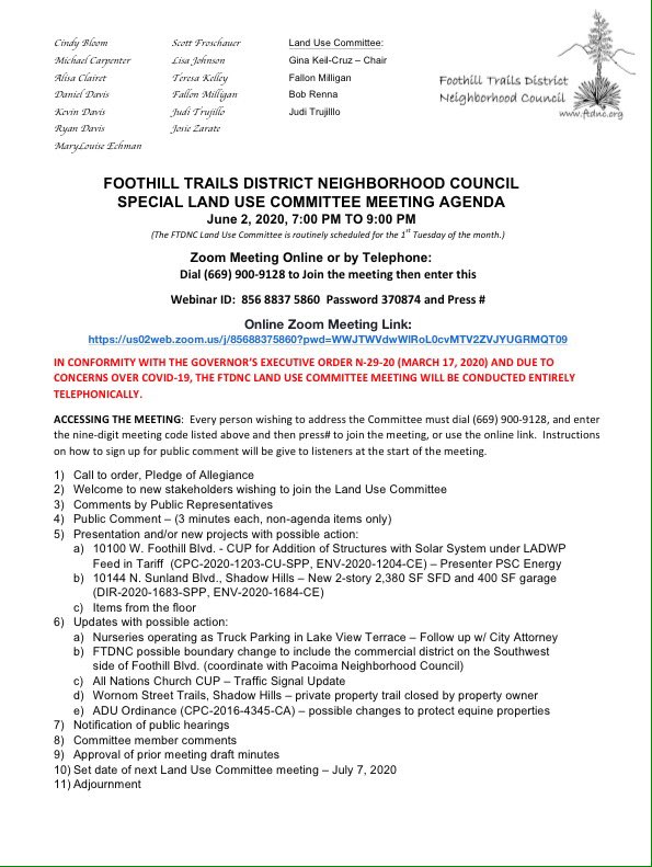 LVTIA's tweet photo. Please see the attached meeting agenda: https://t.co/m9xCJvMHtC