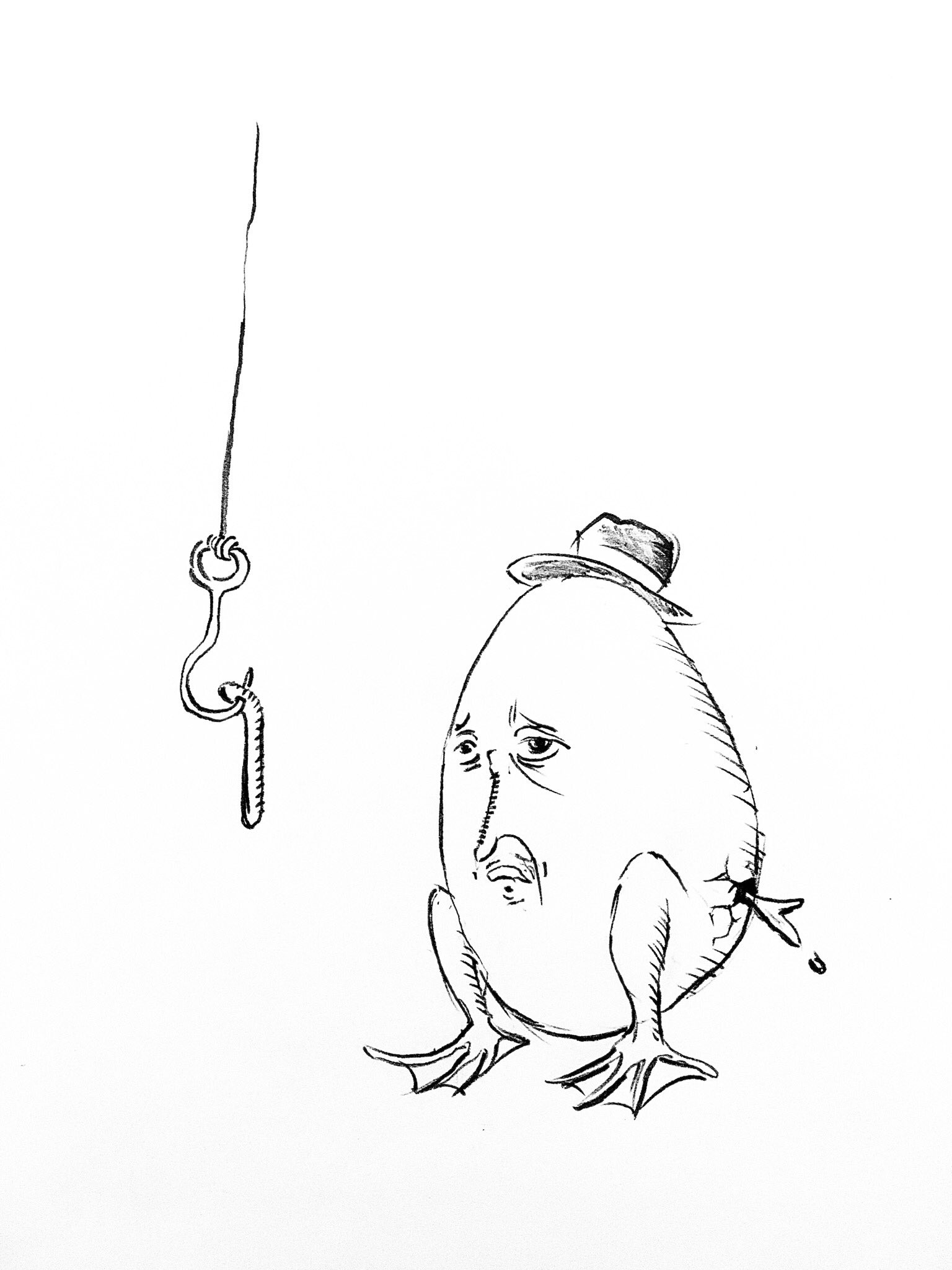 よしむし Pa Twitter 好きでもないエサなのにあると食べたくなるタマゴガエル モノクロイラスト カエルイラスト シュールイラスト シュール タマゴ人 タマゴイラスト イラストオーダー T Co Ojrjk04oqn Twitter