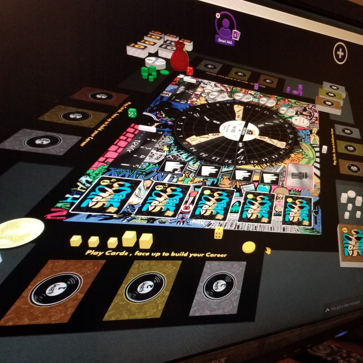 hamu_dennis's tweet photo. Almost ready for @TabletopiaGames 
#Rapgodz #hiphop #boardgame #Stackinplaques https://t.co/3m8Dv9Tone