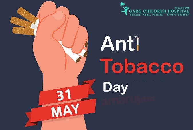 GargHospital's tweet photo. Anti Tobacco Day

Don't let tobacco take your breath away. 

Quit before it kills you. 

#NoTobacoo #FatalDiseases #QuitTobacoo #ChooseLife 
#GargChildrenHospital #BestHospitalSince1998
#BestDoctors #ExperiencedDoctors
#BestinNICU #BestinChildCare #BestinPatiala https://t.co/12L6x9Q9Kk