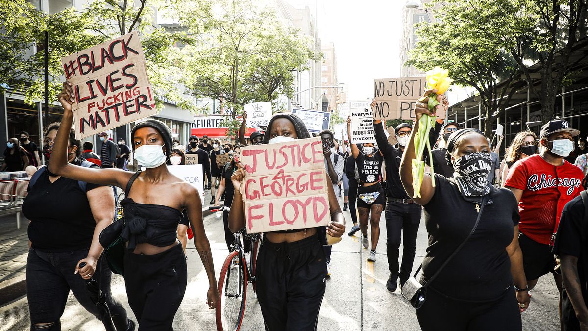 TabithaDas's tweet photo. I’ve been looking for the right words to say, but I can’t think of any. So I drew something instead. I hope it conveys how I feel. #georgefloyd #icantbreathe #blacklivesmatter #stopkillingblackpeople https://t.co/LRTr5qgEsb