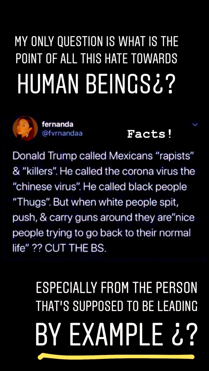 Magdalena Macias (@mjmacias35) on Twitter photo I donāt understand the point of the bigotry and hypocriticism. Havenāt we learned that it only generates hate which leads to more conflict. We should accept our differences and show compassion because thatās what makes āusā! People are hurting. <a href="/realDonaldTrump/">Donald J. Trump</a> or anyone explain I donāt understand the point of the bigotry and hypocriticism. Havenāt we learned that it only generates hate which leads to more conflict. We should accept our differences and show compassion because thatās what makes āusā! People are hurting. <a href="/realDonaldTrump/">Donald J. Trump</a> or anyone explain