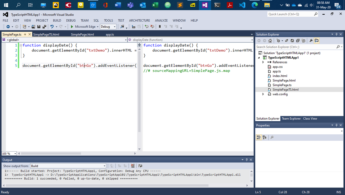 cog109's tweet image. RETRO MODE, Learning @typescript 1.x using VS2012 with Web Essentials and updates and node v0.9.x.
#Typescript #typescriptlang