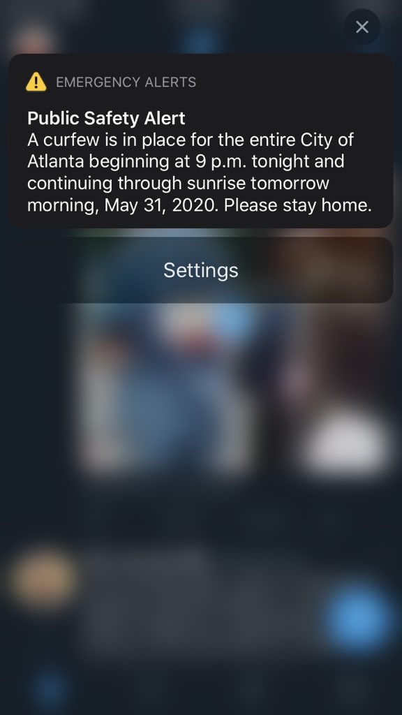 Emily Gagnon on Twitter: "Phones going off all over ATL right now # ...