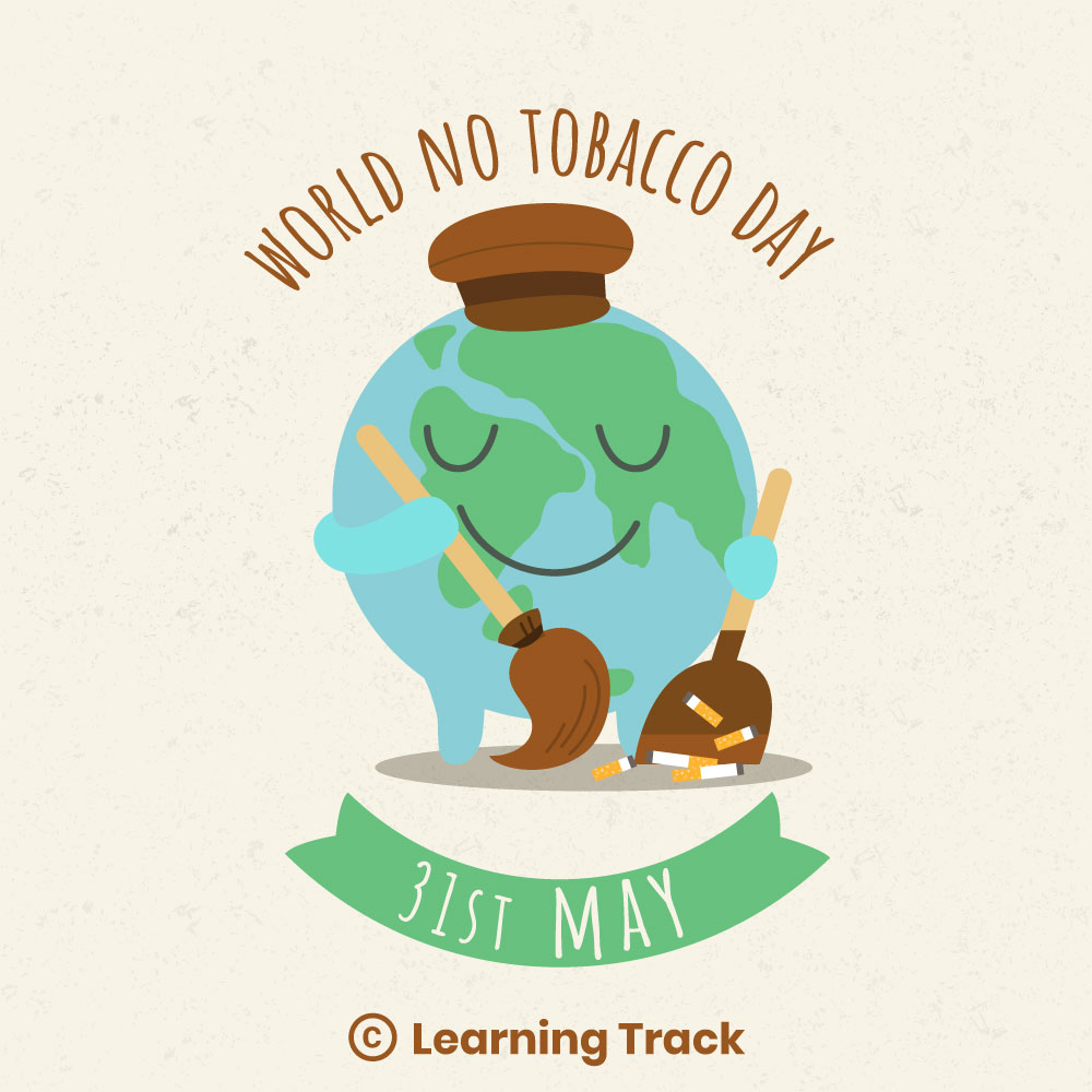 LearningTrack's tweet image. On #WorldNoTobaccoDay be conscious enough towards your health and promise yourself of not taking tobacco anymore.