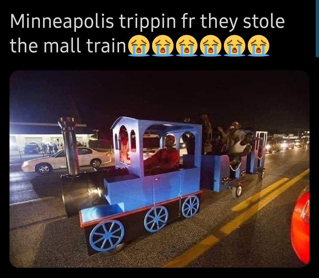 Stolen train mall