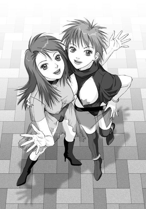 HDDバックアップの中で2番目に古いフォルダから発掘…ホントは恥ずかしいんだけど、ストレス解消サービス精神と露出癖が勝ってしまった現象発生中(^^;;
超古い絵その,21 