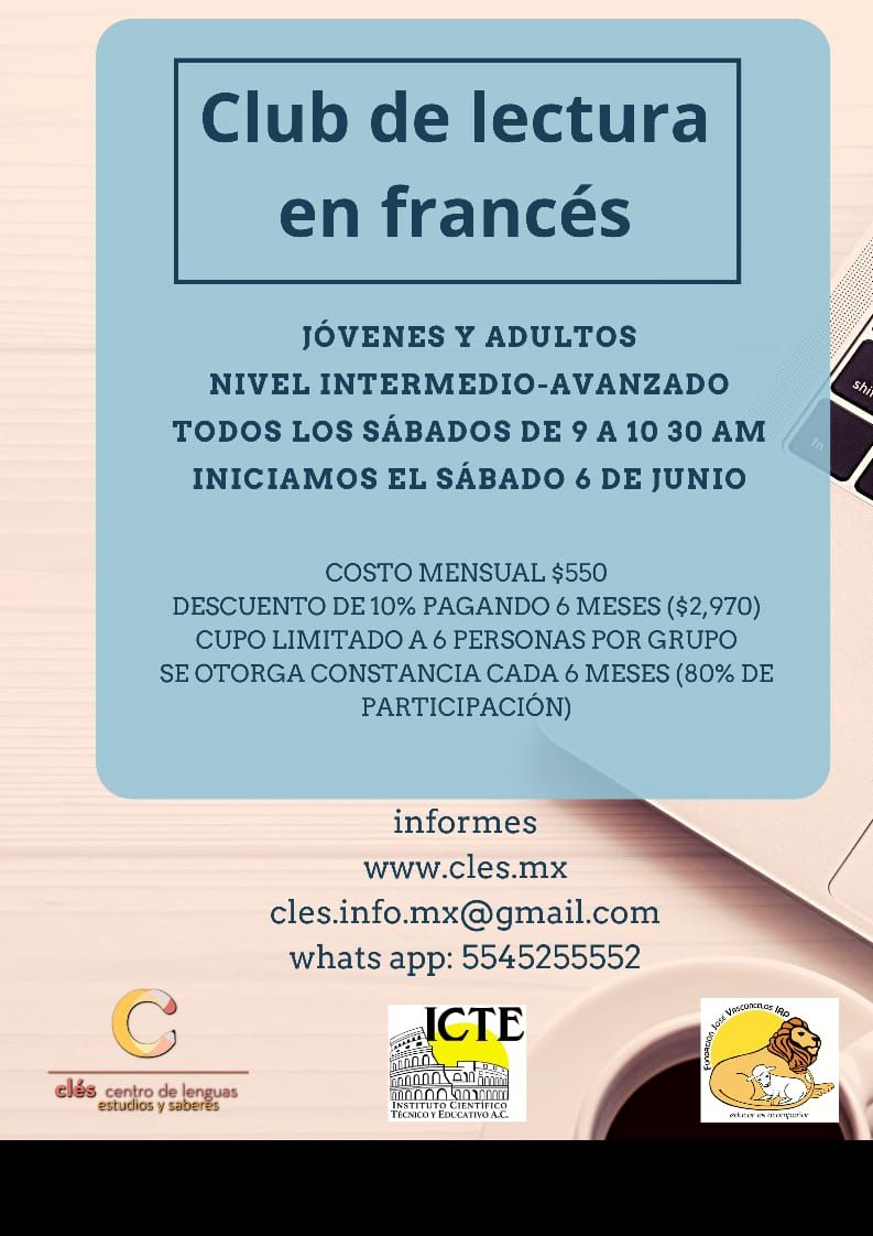 Cles_lenguas's tweet photo. ¿Ya te inscribiste a nuestros cursos  de junio?

Puedes consultar nuestro catálogo de cursos para este mes en el siguiente enlace

🔻 https://t.co/DhPTgI9722

#NoTeLoPierdas #QuedateEnCasa #AprendemosJuntosEnCasa https://t.co/zghnpHy8vf