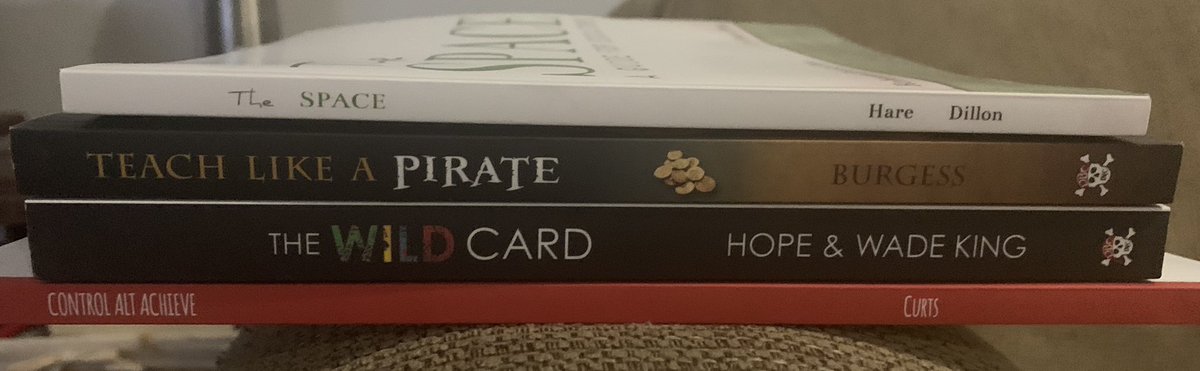 crystal_colston's tweet photo. Anyone else have a summer line up of professional reading?? @burgessdave @heyhopeking @heywadeking @ericcurts #thespace #tlap #thewildcard #ctrlaltachieve #alwayslearningalwaysgrowing https://t.co/TWAxwiVtGN