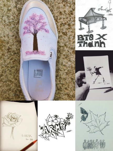  #JIMIN ARTICLE [310520] - 1Naver  + Non NaverJimin's custom-made shoes1  http://naver.me/5sE5SGQV  2  http://naver.me/G7S3BnNi  Highlight- Dubbed Jimin as idol with "Golden hand"- Compliment Jimin's drawing skills- Mentioned fans reaction & foreign medias hype