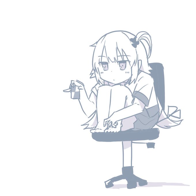 「オフィスチェア 座る」のTwitter画像/イラスト(古い順)