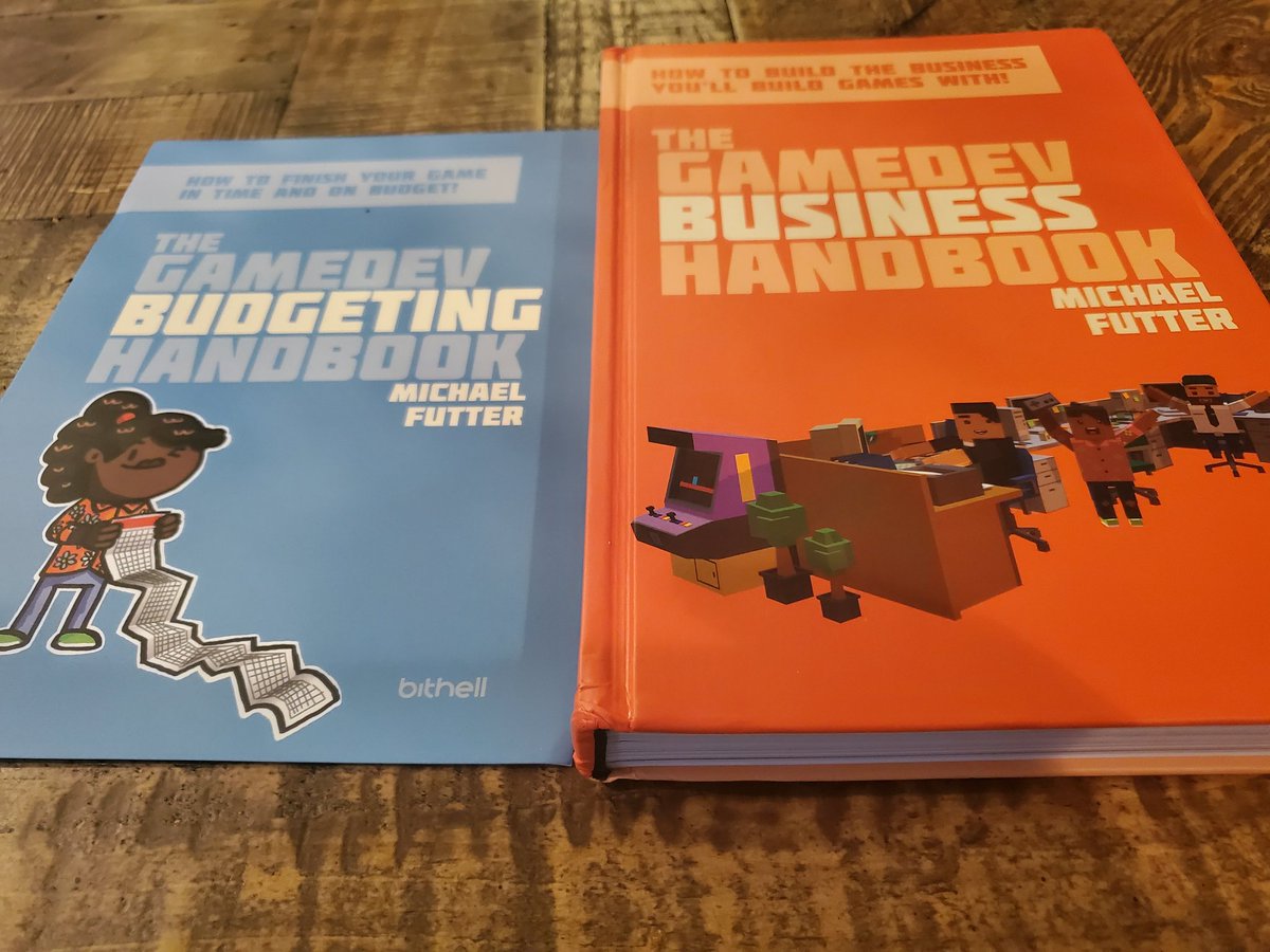 finitegames_'s tweet photo. Excited to receive "The GameDev Business Handbook" from @michaelfutter and @BithellGames https://t.co/KrpQj1Iedh
