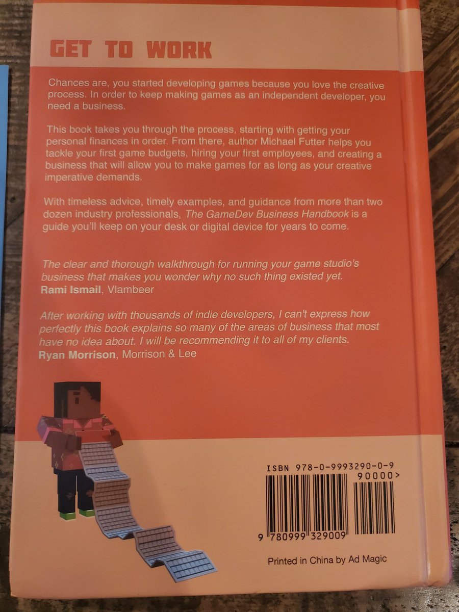 finitegames_'s tweet photo. Excited to receive "The GameDev Business Handbook" from @michaelfutter and @BithellGames https://t.co/KrpQj1Iedh