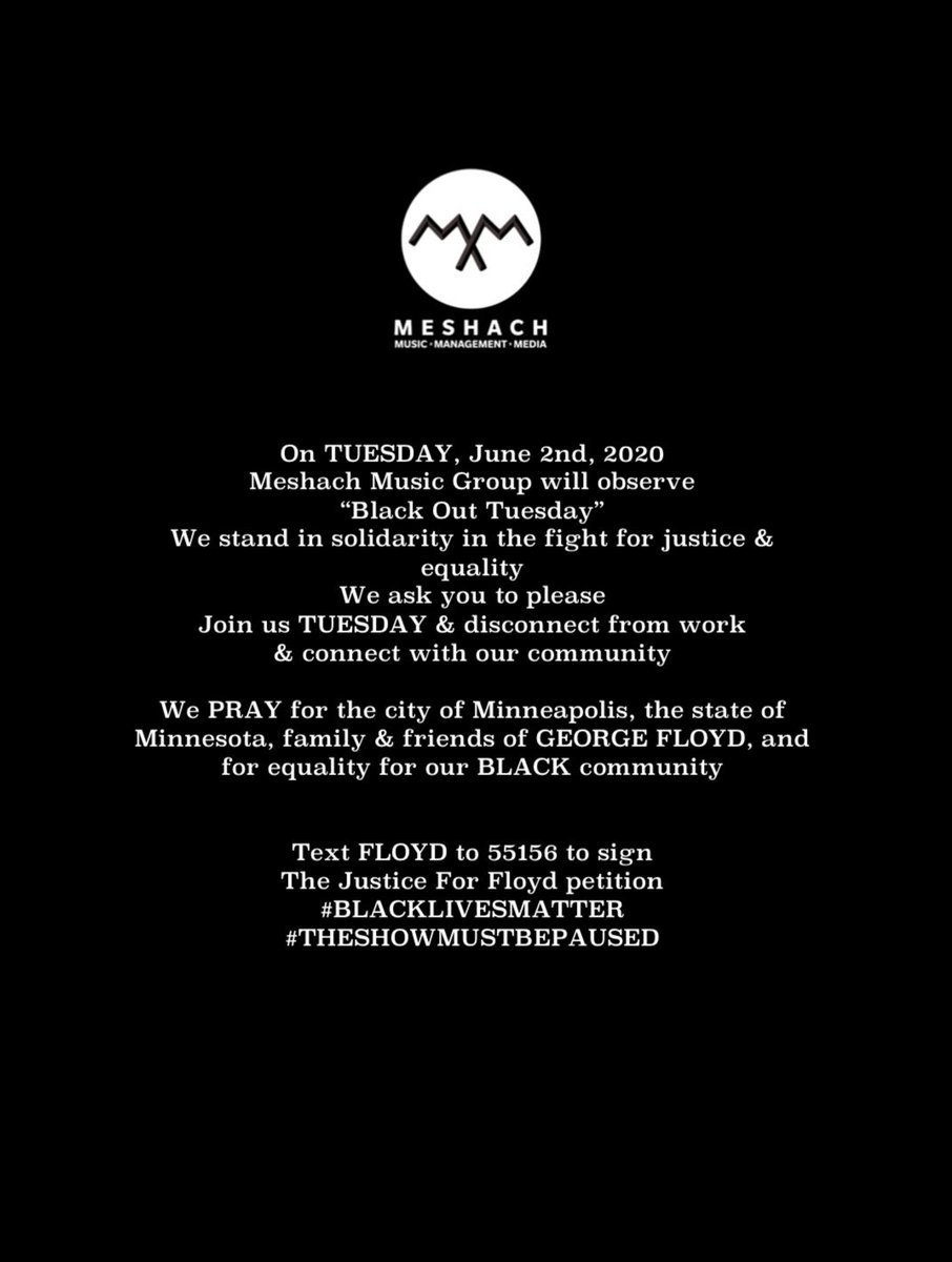 MeshachMedia's tweet image. #BLACKLIVESMATTER #THESHOWMUSTBEPAUSED