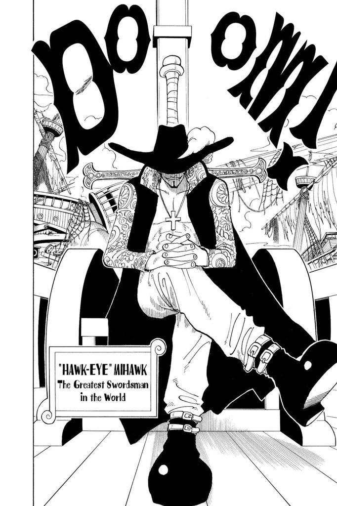 One thing is sure that they are right about a parallel between Zoro and Ryuma from Monsters, similar character design and in the Monsters one shot Shirano is the bootleg version of Mihawk. It’s evident that Zoro ‘s side of the story emulates a bit of Ryuma from Monsters