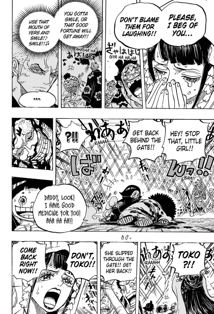 Zoro is related to the Shimotsuki, this surely has to play a role in killing Kaido ! Look ! Zoro befriended a descendant of Ryuma, they became friends and he got assassinated by Kaid-Hum Orochi  Why would Oda not give Zoro a motive to target Kaido specifically ? Why Orochi ? 