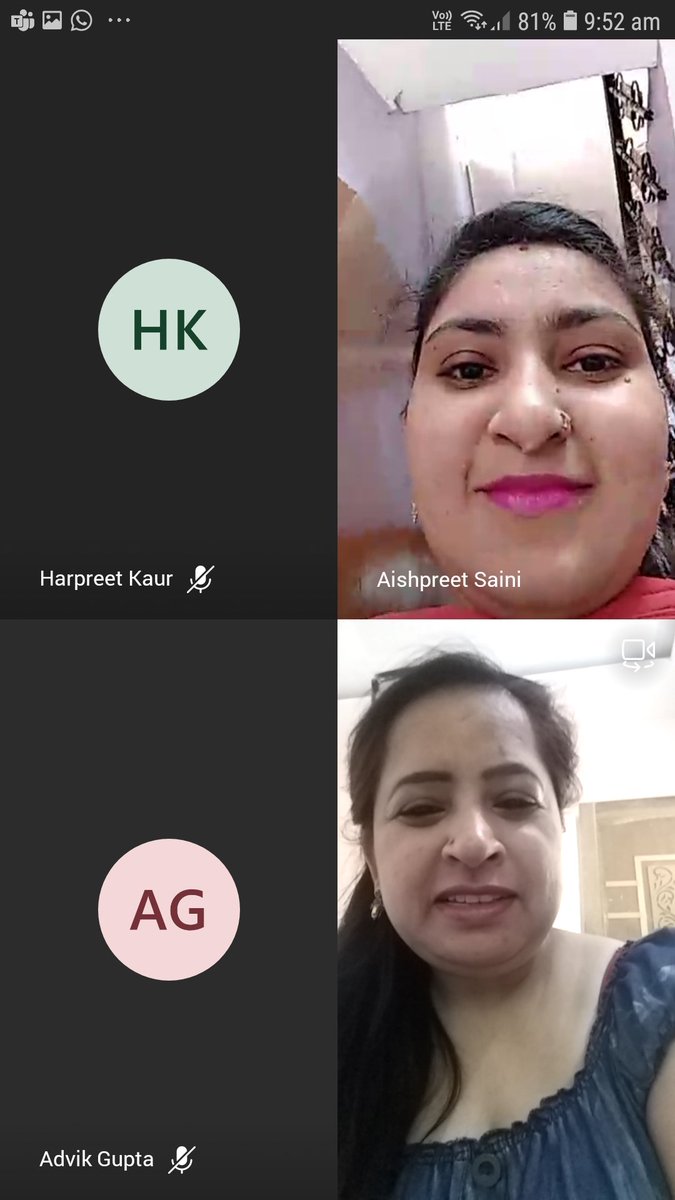 ramande98359237's tweet photo. 👩💻One More wonderful experience
Vartul Live Parents and Teacher Meeting on 30/05/2020
All the parents Thanks to KNPS TEAM
It's the big example of Digital INDIA KNPS providing E - education
@pkdhillon08 @harpreetmehta23 @charuchhabra2 @KnpsIndia @RiseUp4SDGs @MicrosoftEDU https://t.co/Cc0MASAWa8