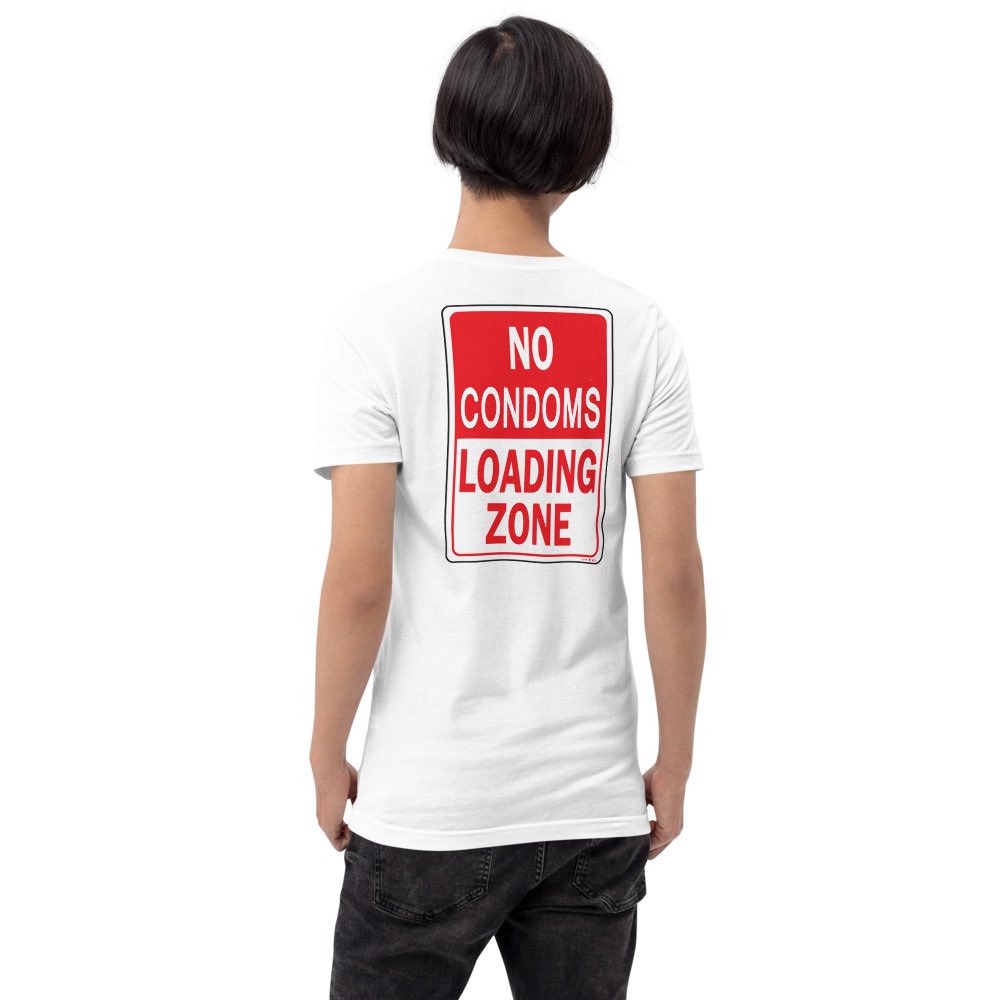 TOPSUBVERS's tweet photo. No Condoms Loading Zone tee perfect for those piggy bottoms and cumdumps looking to get loaded up. Use code: Twitter10 and get 10% off #topsubvers #loads #cumdump #bb #bareback #bred #breeding #gaytee #piggy #cumpig https://t.co/xmYOmcvZfQ
