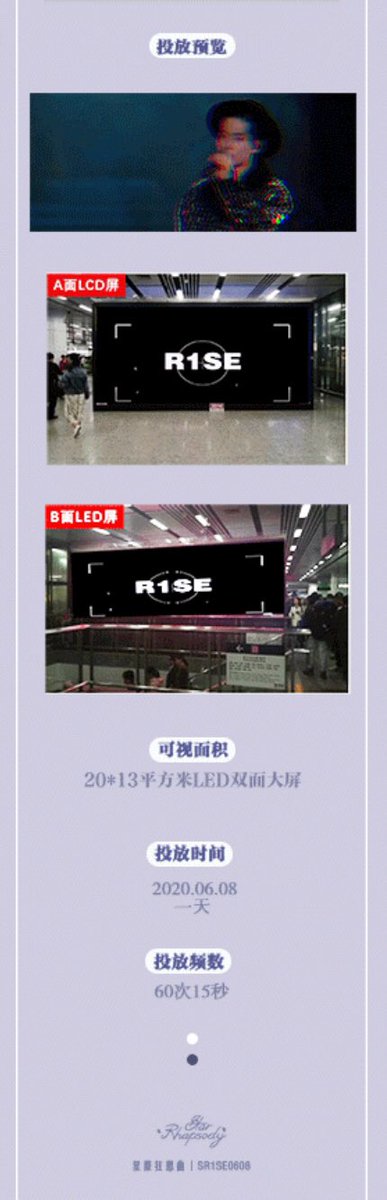 @ 星際狂想曲 | SR1SE0608 PART FIVE (2)Hangzhou East Railway Station Double-sided Display 60 times, 15 seconds each 0608