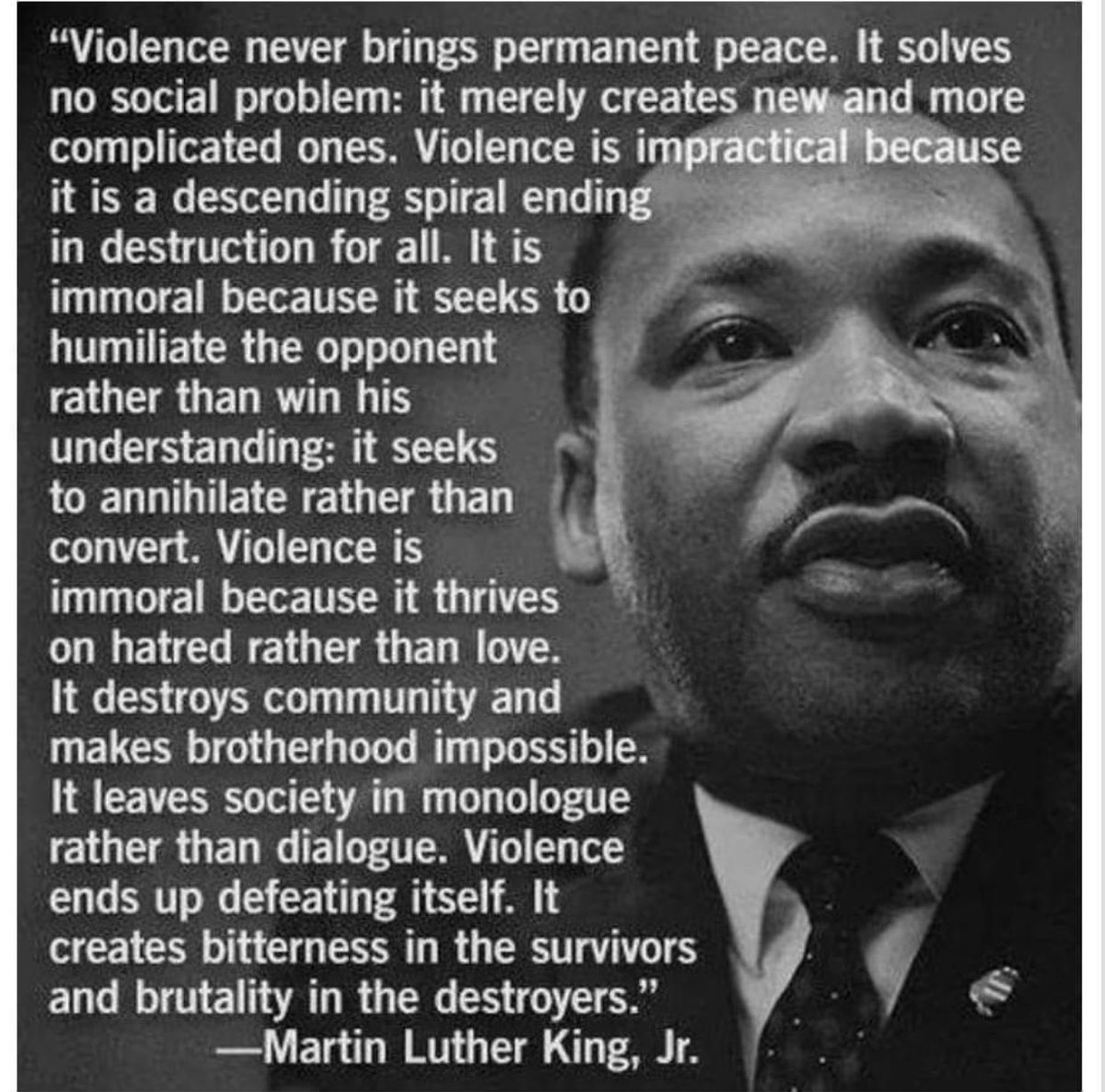 PresentDoGood's tweet image. Martin Luther King’s message resonates even louder in the divisive world of today. #MinneapolisRiot