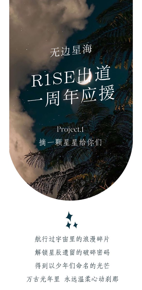 @ R1SE·无边星海 PART ONEadoption of a star under the name “R1SE 1st”