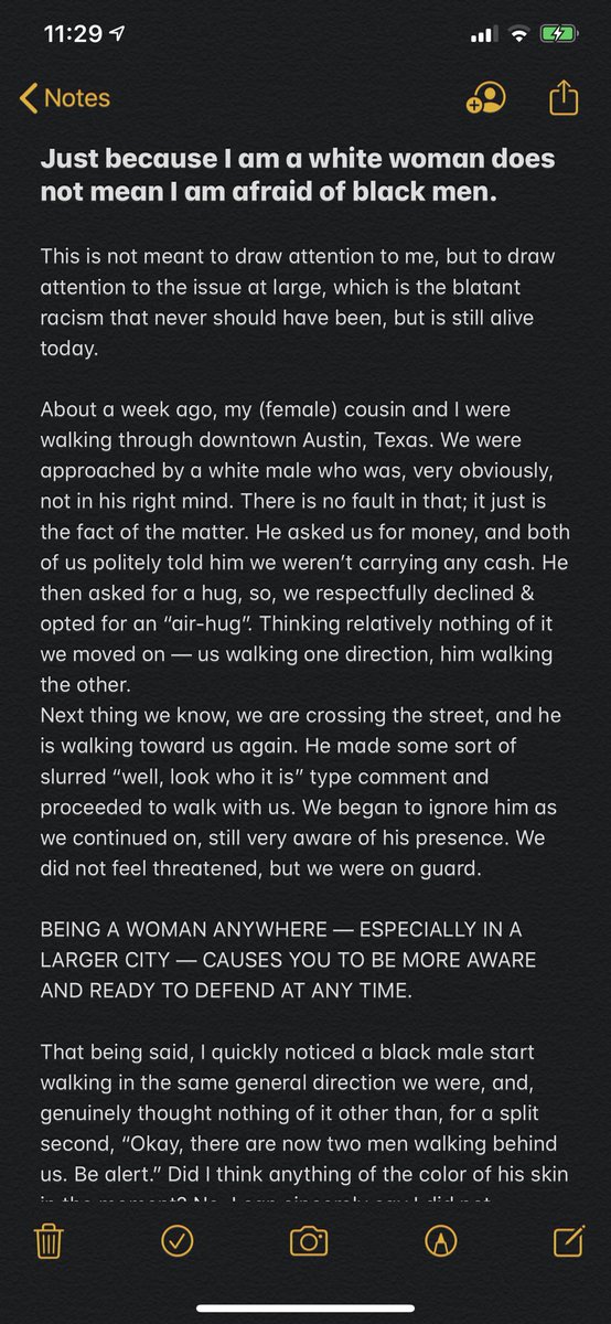 Abbie_Victoriaa's tweet photo. I’m not usually one to get personal on social media, but this needs to be said. 
To my black brothers and sisters: I’m so sorry you’ve had to live in fear your entire lives, and I’m sorry it’s taken THIS LONG &amp; THIS MUCH for white people to get a clue &amp; step up. #BlackLivesMatter https://t.co/kr6lqWCoXf