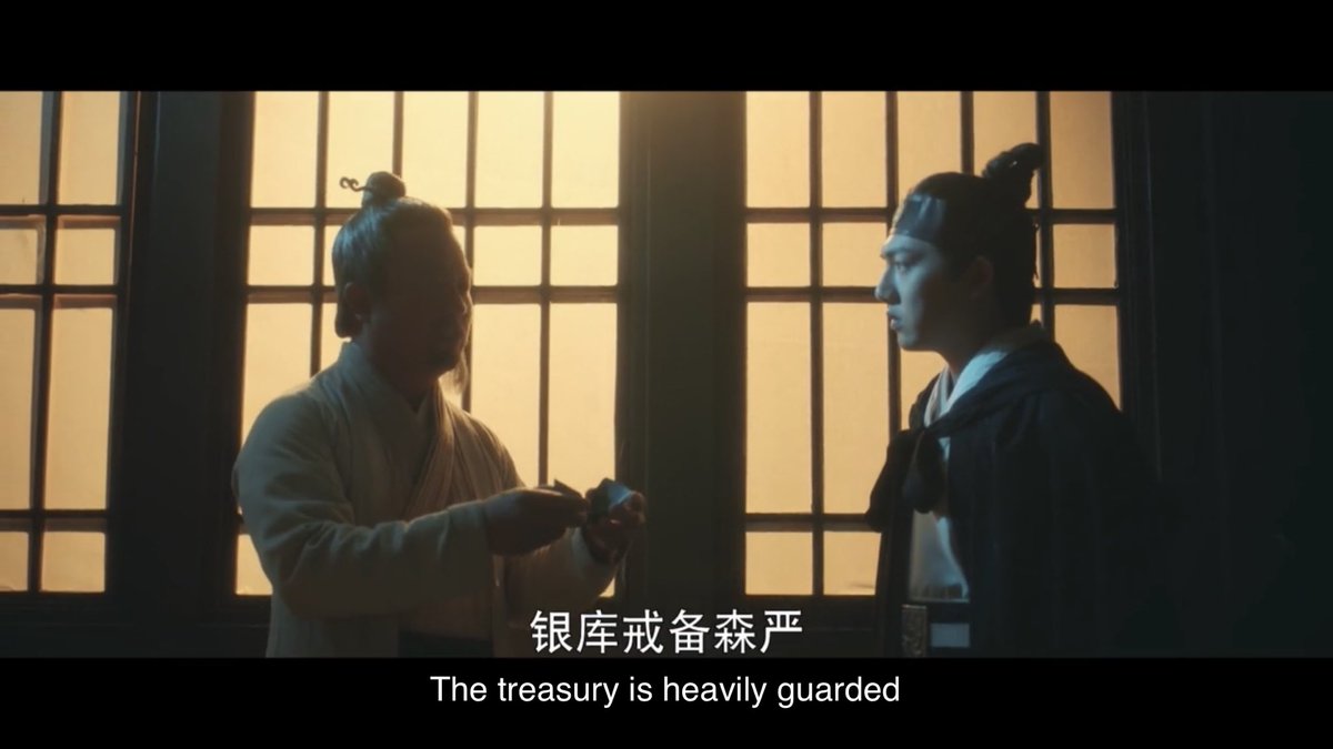 Loving the civilian look Wang Zhi, but maybe put the hood up when there is a several thousand dollar bounty on your head. Or whatever the dollar/silver rate is. It’s A LOT.