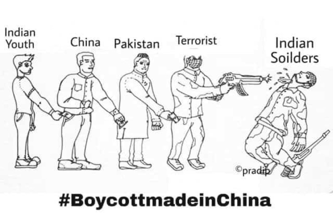 Rishu2295's tweet photo. I support #BoycottMadeInChina #hardwareinayearsoftwareinaweek #walletwar and I've deleted all the chinese softwares yesterday itself now its a turn for hardware products..
Very well understanding &amp; logical video by @Wangchuk66, I salute you sir i hope your initiative go far.. https://t.co/RCxlYMeBYn