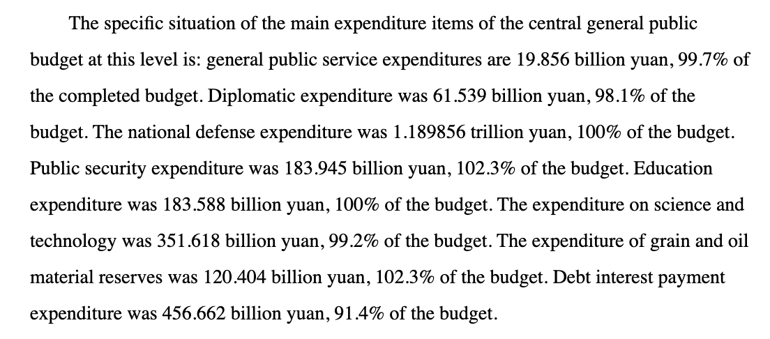 Page 2 has draft budget details. So this is really useful to dig into. For ex: in pics are the specific expenditure by the central govt in 2019 and commitments in 2020. There’s a 11.8% dip in diplomatic expenditure this year.  http://paper.people.com.cn/rmrb/html/2020-05/31/nw.D110000renmrb_20200531_2-02.htm