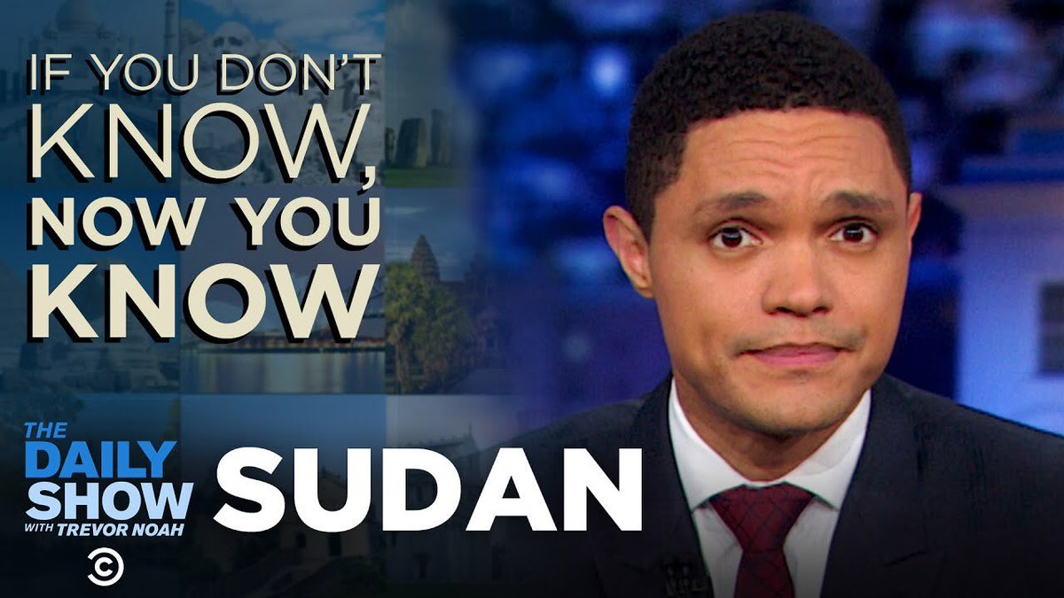 6.When Hassan Minhaj and Trevor Noah talked about the Sudanese revolution on their shows