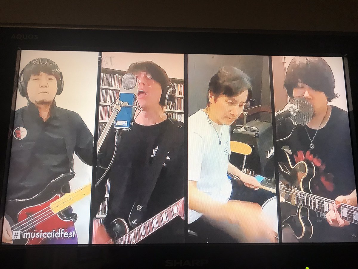 mahler1860's tweet image. 眉毛無くてもカッコイイ細美さん💪
４人ともやばい🔥
ありがとう😃

#ELLEGARDEN
#MUSICAIDFEST