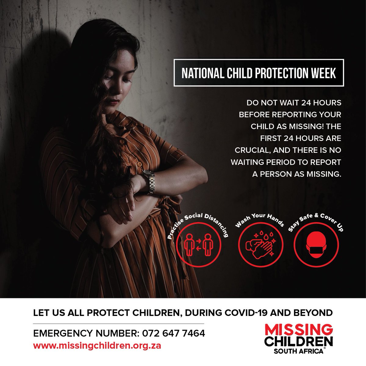 072MISSING's tweet image. Children need special protection because they are among the most vulnerable members of our society.

Please report child abuse, neglect and exploitation wherever you see it happen.

#DoNotRemainSilent 

#ChildProtectionWeek2020
#DoNotWait24Hours
#ChildProtection
#MCSA