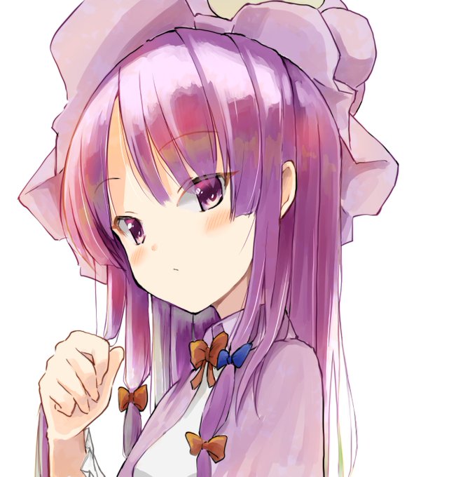 パチュリーちゃんで髪とか練習 