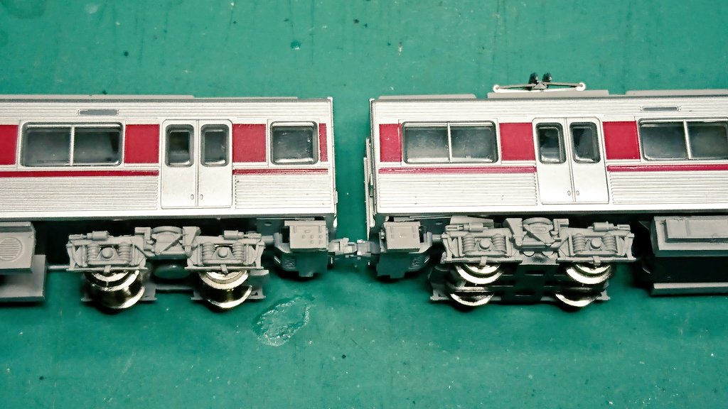 O Xrhsths 北越 ゆきと Sto Twitter レールクラフト阿波座さんの近鉄3000系床下セットが届いたので早速取り付け 車端部の床下機器までちゃんと再現されてて格好良い