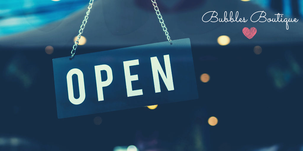 #Covid-19 Update We  are now open with a new Shiny Website!  We are looking forward you welcoming you back.Whilst we get back to usual order processing, dispatch may take longer than normal.

ow.ly/5onk50zUNFL

Love Bubbles Team xxx

#opentoday #nowopen #newwebsite  #open
