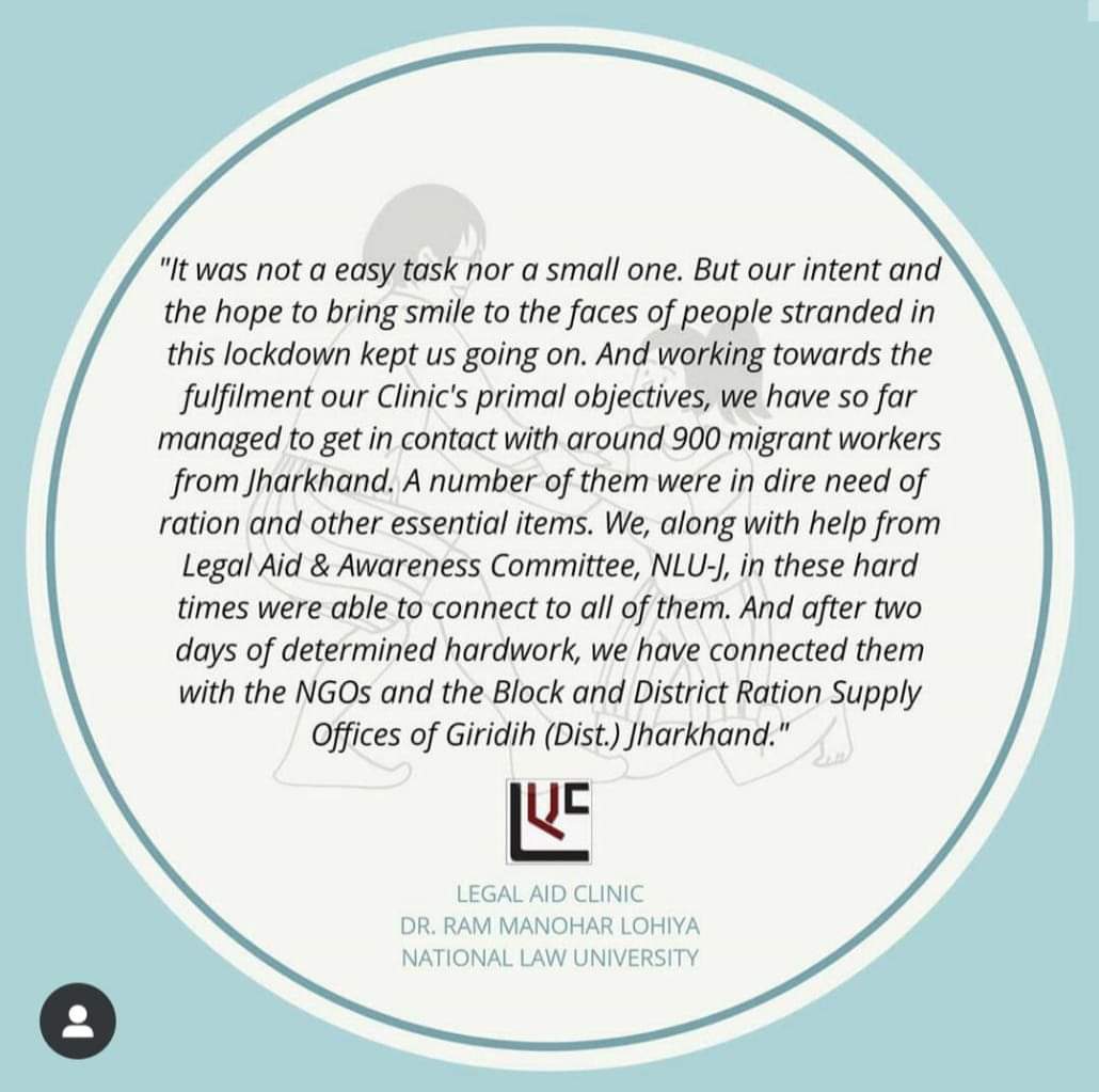 ICLU will help in tackling the current challenges that are faced in terms of shortage of volunteers, donations, and even support from the bureaucratic and state machinery. It is a very crucial time to come together and help the people who are in need. Let us stand together