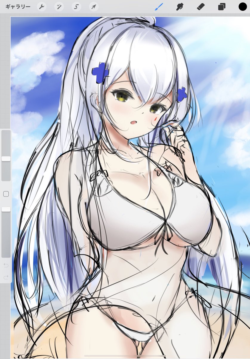 ラフの方がいいってよくあるやつ 