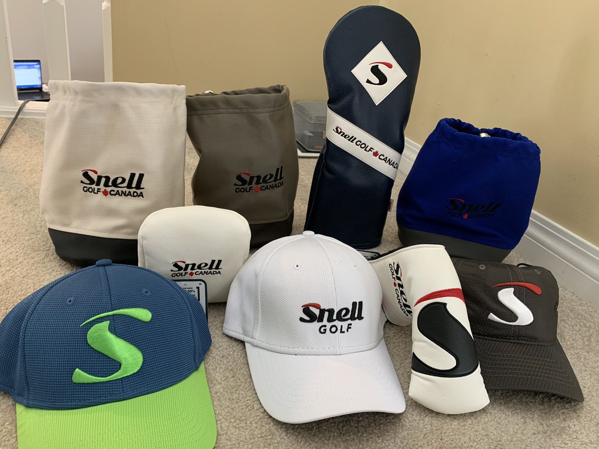 snell golf hat