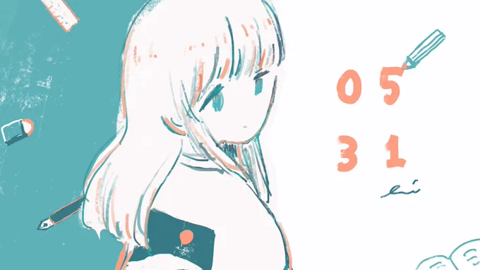 今日もバイト?なので、その前にちょっとだけらくがき 